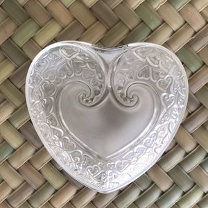 Lalique Coupelle Heart Bowl/Dish